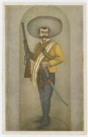 General, Emiliano Zapata, depicted in a fresco by Diego Rivera, ca. 1930-1931, DeGolyer Library, SMU.