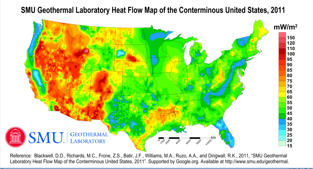geothermal map, SMU, Maria Richards, conference, Dallas