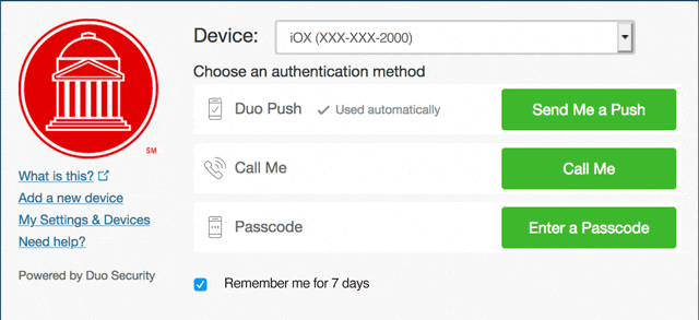 Duo will now offer to “remember” your device for seven days!