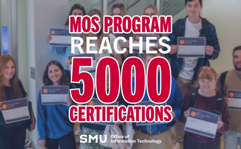 SMU's MOS Certification Program Reaches 5,000 Certifications