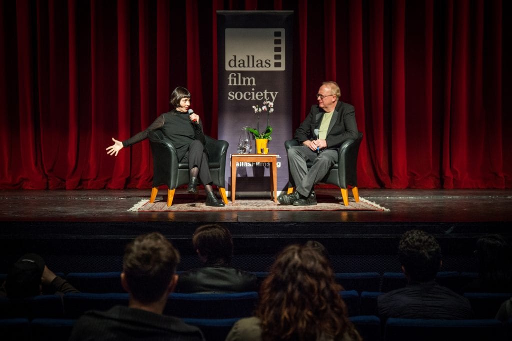 Isabella Rossellini presented a Film Master Class alongside Film’s Rick Worland (photo by Kim Leeson)