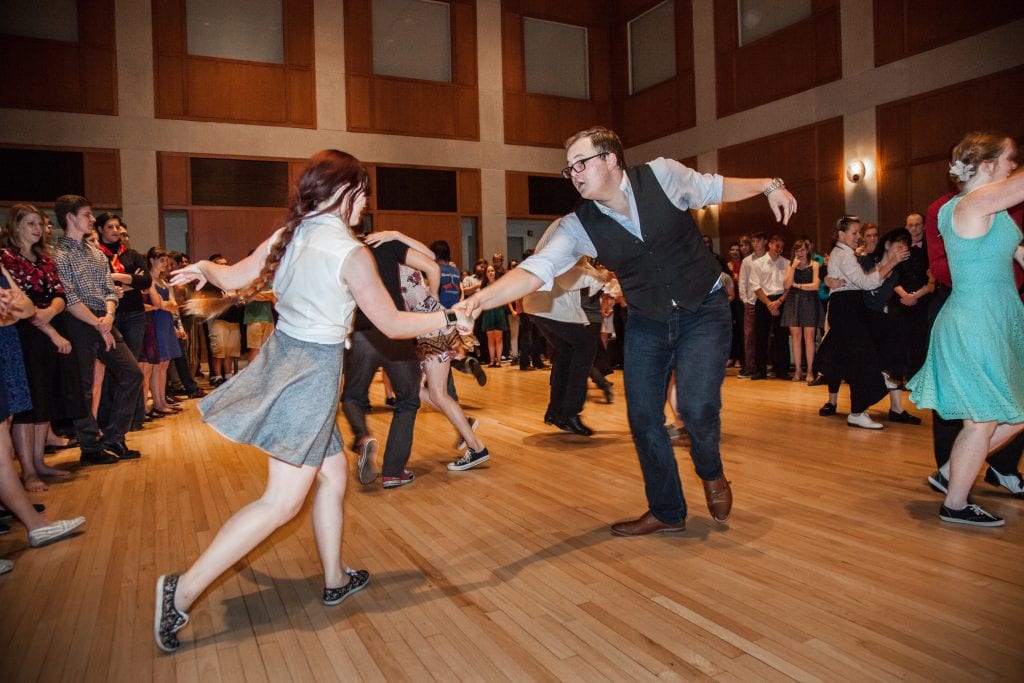 The first-ever Swing Dance Concert at SMU, featuring the Meadows Jazz Orchestra (photo by Kim Leeson