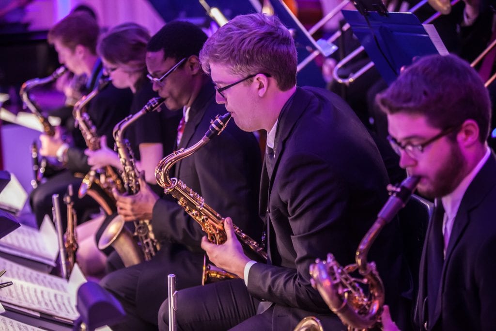 The SMU Meadows Jazz Orchestra presented its second annual swing dance concert onOctober 29. 