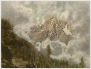 Mount of the Holy Cross in the Clouds, Colorado, by William Henry Jackson, ca. 1898-1906, DeGolyer Library, SMU.