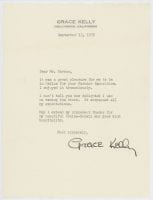 [Grace Kelly to Stanley Marcus, 1955 September 13], DeGolyer Library, SMU.