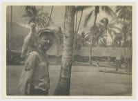 [John C. Cox with Parrot], ca. 1944-1945, DeGolyer Library, SMU.