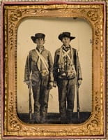 [Private Emzy Taylor and Private G. M. Taylor, Brothers, Confederate States Army], ca. 1862.