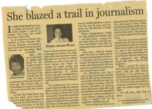 newspaper clipping