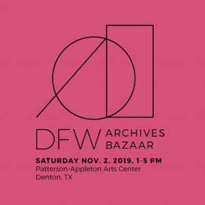 2019 DFW archives bazaar logo