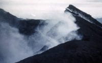[Rim of the Caldera of Mount Vesuvius], ca. March 29, 1944, DeGolyer Library, SMU.
