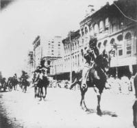 Parade, opening of State Fair of Texas, 1893, DeGolyer Library, SMU.