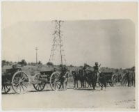 Artillery on Way to Battle, ca. 1910-1920, DeGolyer Library, SMU.