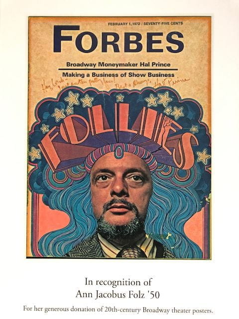Forbes cover with Hal Prince
