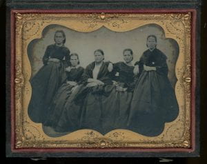 [Women in Mourning], ca. 1856-1860s, DeGolyer Library, SMU.