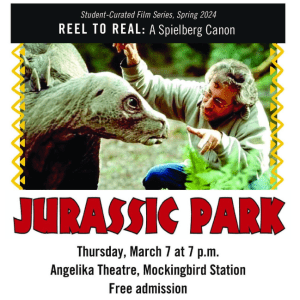 Jurassic Park screening flyer